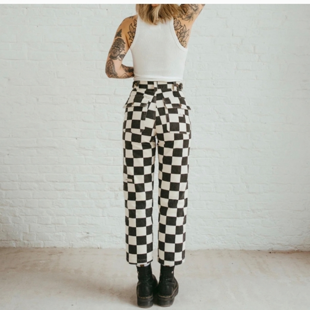 P&Co. Checkered Jeans